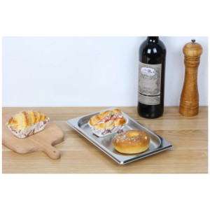 Gastro GN 1/4 Stainless Steel Pan 20 mm - 0.8 L | Dynasteel