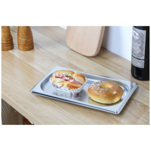 Bac Gastro GN 1/4 Rostfritt stål 20 mm - 0,8 L | Dynasteel