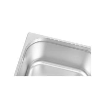 Bac Gastro GN 2/3 Inox - Syvyys 150 mm - 13 L - Dynasteel