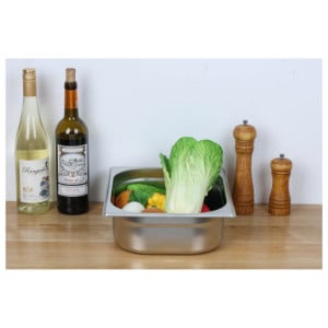 Bac Gastro GN 2/3 Inox 9 L - Syvyys 100 mm