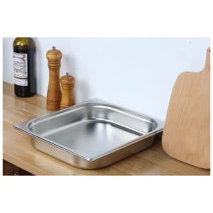 Bac Gastro GN 2/3 Rostfritt stål 65 mm 5,5 L — Gastronormbehållare Pro