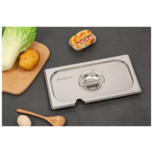 GN 1/3 Dynasteel -kansi ruostumatonta terästä ammattikeittiöille