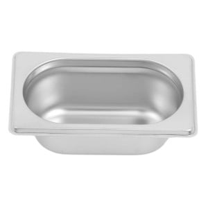 Bac Gastro GN 1/9 Inox - Syvyys 65 mm - 0,6 L