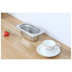 Bac Gastro GN 1/9 Inox - Syvyys 65 mm - 0,6 L