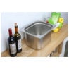 Bac Gastro GN 1/2 Inox - Syvyys 200 mm - 12,5 L - Dynasteel