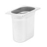 Bac Gastro GN 1/9 Rostfritt stål - Djup 150 mm - 1,4 L