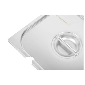 GN 2/3 stainless steel lid for professional kitchen