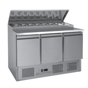 Saladette Compact - 3 Dörrar med Taklucka - Dynasteel