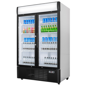 Refrigerated Beverage Display Case - 2 Doors - 800 L | Dynasteel
