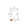 Positiv Kylrum TEFCOLD 1200x1800 - Optimerad lagring | Fourniresto
