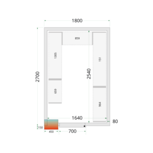 Positiv Kylrum - 1800 x 2700 - TEFcold - Optimerad lagring och överkomlig kostnad