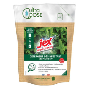 Tvättmedel Desinfektionsmedel Ultra Dose 5 L - Mint Eukalyptus | Jex Professionell