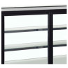 Refrigerated Display Counter 2 Glass Doors Black - 140L TEFCOLD