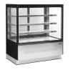 Vitrine Kylbänk 2 Glasdörrar Svart - TEFCOLD LPD1203F/BLACK | Fourniresto