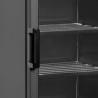 Vitrine Congélateur Statique Porte Vitrée Noir - 270 L TEFCOLD | Condensation évitée, éclairage LED, température contrôlée, rang