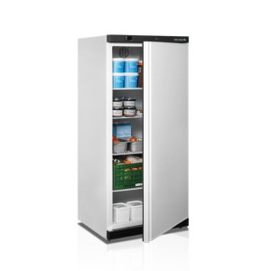 White Positive Refrigerated Cabinet - 420L TEFCOLD: Optimal food preservation in an elegant space