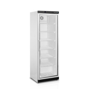 Glass Door Negative Refrigerator - White 340L | TEFCOLD UF400G