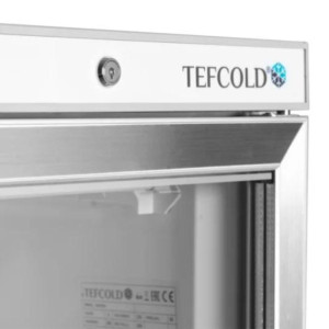 Stainless Steel Glass Door Refrigerated Cabinet - 340L - TEFCOLD