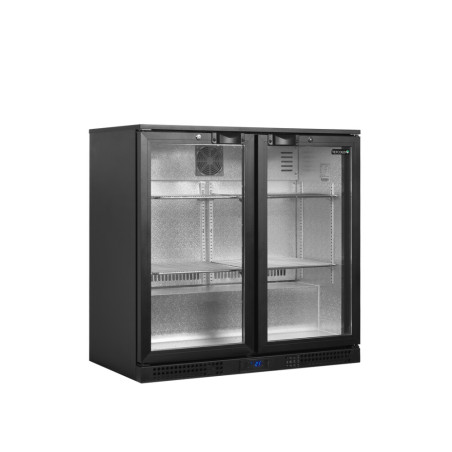 Refrigerated Back Bar 2 Hinged Glass Doors - TEFCOLD, Optimal Storage and Preservation