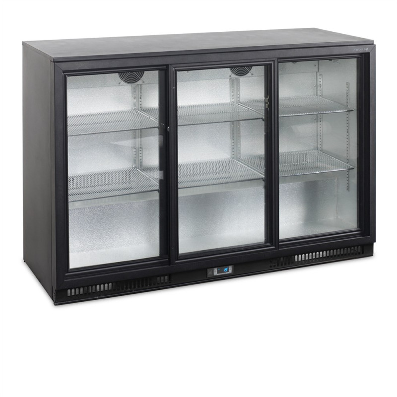 Refrigerated Back Bar 3 Glass Doors - Storage 288 L | TEFCOLD