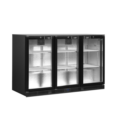 Arrière-Bar Réfrigéré 3 Portes Vitrées - 278 L | TEFCOLD DB301H-3