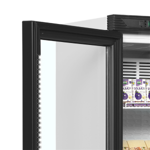 TEFCOLD Refrigerated Beverage Cabinet with Glass Door Left Side - 347L