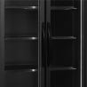 Black Positive Refrigerated Cabinet - 535 L TEFCOLD: Modern Design & Suitable Performance