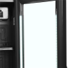 Black Glass Door Beverage Refrigerator 114 L TEFCOLD LED