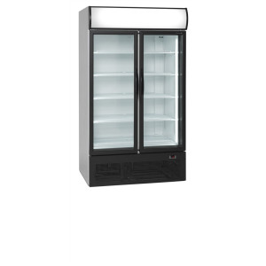 Armoire Réfrigérée Positive 2 Portes Vitrées - TEFCOLD, 710 L: Performance et Élégance