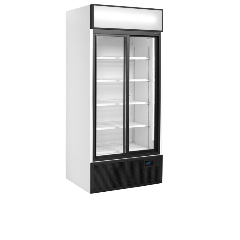 Armoire Réfrigérée 2 Portes Vitrées Blanc TEFCOLD 462 L - Korkea Suorituskyky