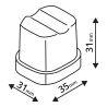 Jääpalakone Inox TEFCOLD TC26 - 26 kg/24h