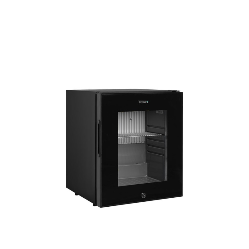 Mini Frigo Bar Glasdörr Svart 26 L TEFCOLD - Professionell Effektiv