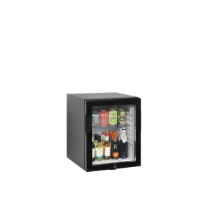 Mini Frigo de Bar TEFCOLD TM35GC - Lasiovi Musta 24L