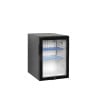 Mini Fridge Bar TEFCOLD Black 34 L - Glass Door - Compressor