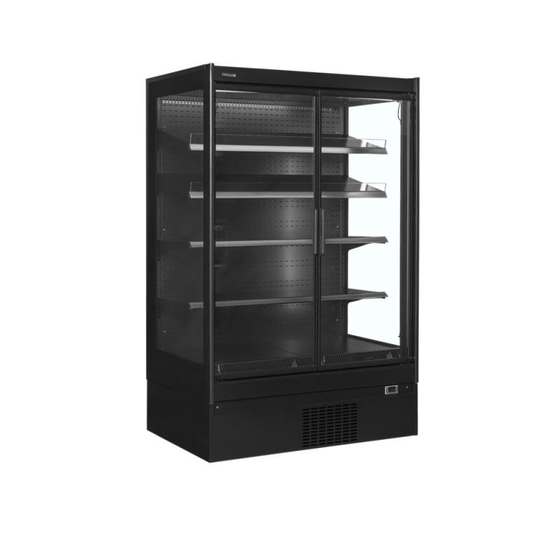 Vitrine Réfrigérée Supermarché Positive Noir TEFCOLD - 770 L