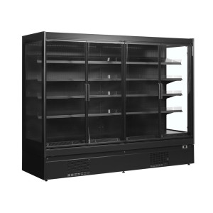 Vitrine Réfrigérée TEFCOLD Positive Noir - 1540 L Supermarché