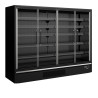 Vitrine Réfrigérée TEFCOLD Noir - 4 Portes Vitres - 1258 L Supermarché