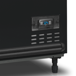 Réfrigerator Frys Couvercle Vitré Incurvé - Svart - 422 L - TEFCOLD