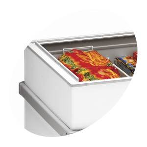 Flat Glass Sliding Freezer 459 L TEFCOLD - Professional Quality