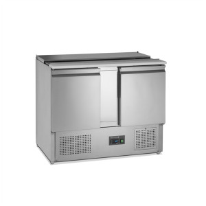 Saladette Kyl GN 1/1 Rostfritt Stål - 2 Dörrar 240L Tefcold SA1045