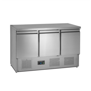 Saladette Réfrigérée Positive GN 1/1 Inox 3 Portes - 368 L TEFCOLD