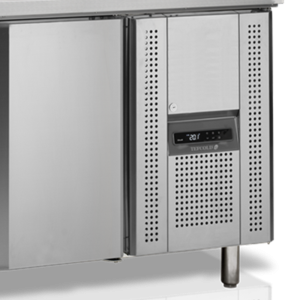 Ruostumattomasta teräksestä valmistettu GN 1/1 ja 1/3 kylmäpöytä TEFCOLD