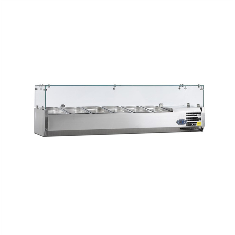 Saladette att ställa - Statisk - 6 GN 1/3 - 42,6 L - TEFCOLD
