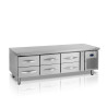 Positive Refrigerated Table GN 1/1 - 262 L - 6 Drawers TEFCOLD, Performance and Practicality