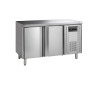 Stainless Steel Negative Refrigerated Table 2 Doors GN 1/1 TEFCOLD - Optimal Storage