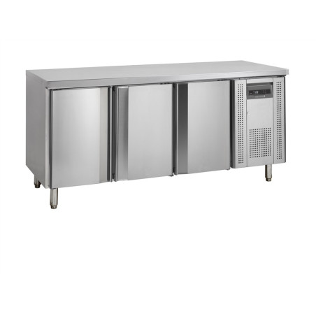 Table Réfrigérée Négative Inox 3 Portes - 345L TEFCOLD