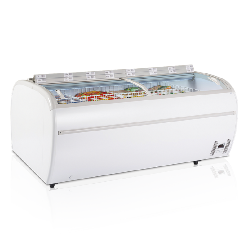 Refrigerator Freezer 2 White Lids 1255 L TEF-COLD