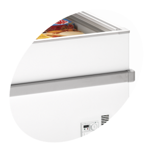 Sliding Glass Freezer 652L TEFCOLD SSF200 • High Capacity, Static Cooling