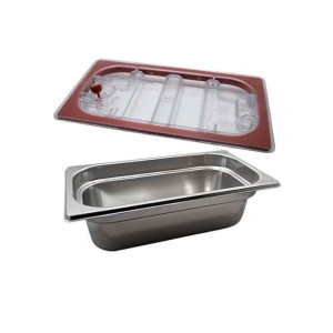 Stainless Steel GN 1/3 Container - D 100 mm Mychef: efficient sous vide cooking