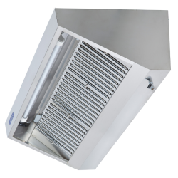 Complete Snack Hood 700 - Dynasteel: Motor, LED, Dimmer